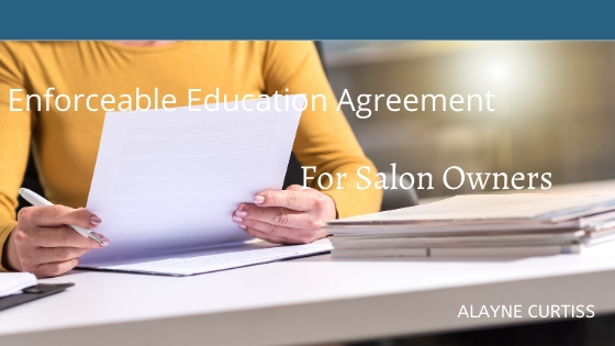 Enforceable Salon Education Agreement